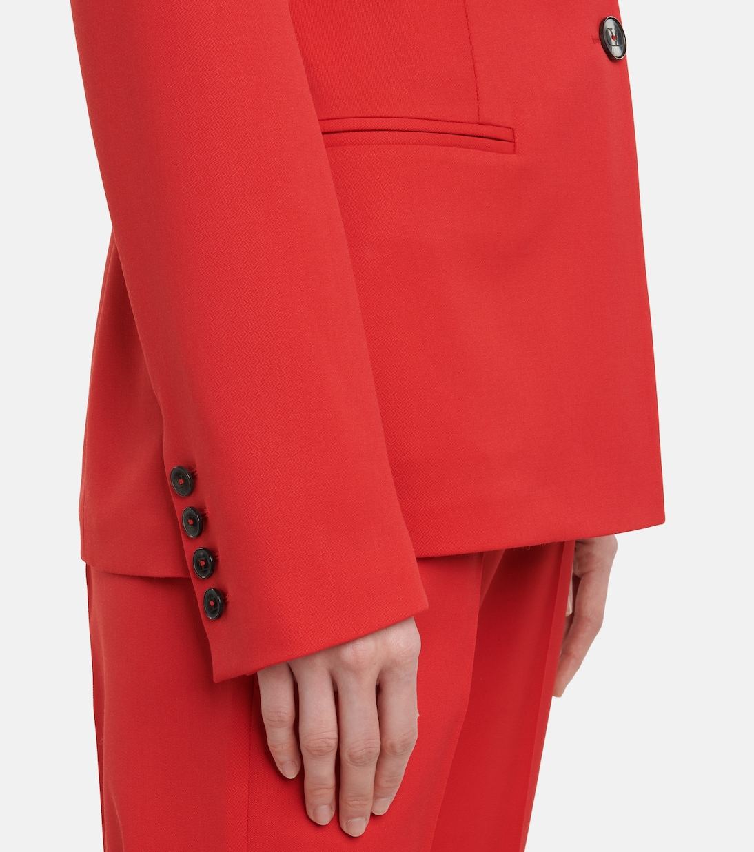 Single-breasted wool blazer | Valentino
