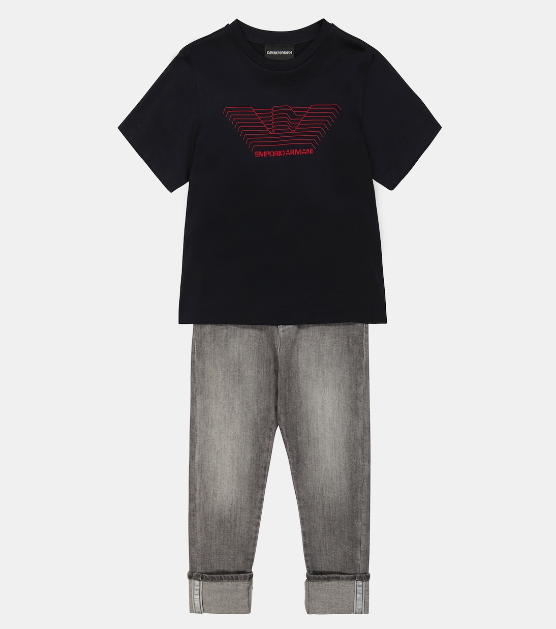 Set aus zwei T-Shirts aus Jersey | Emporio Armani Kids