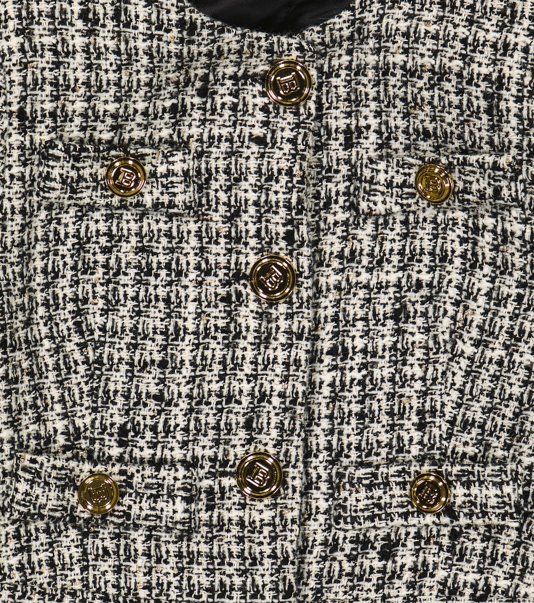 Verzierte Jacke aus Tweed | Balmain Kids