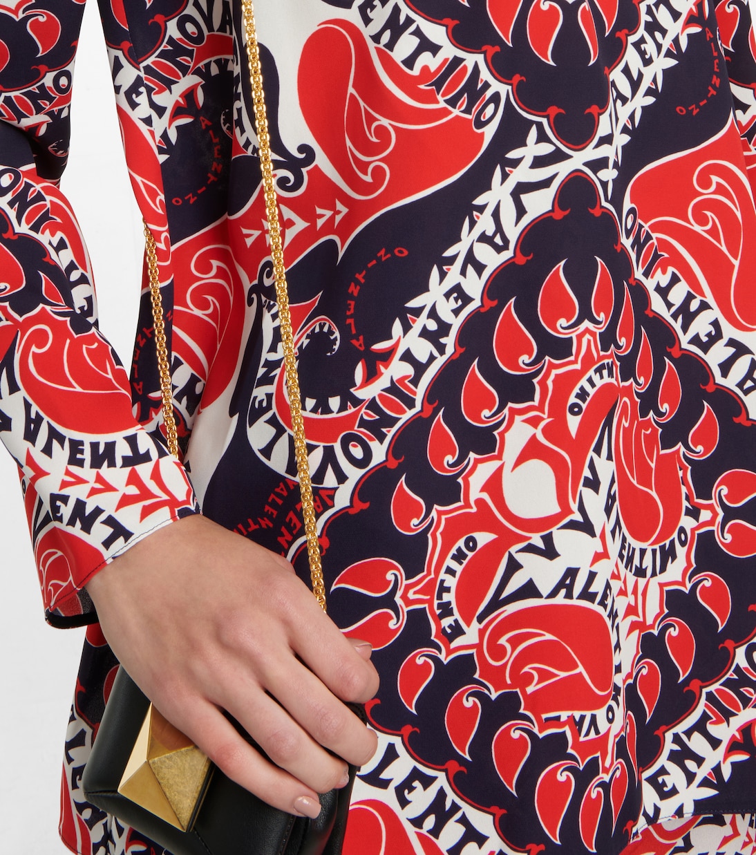 Bedruckte Bluse aus Seide | Valentino