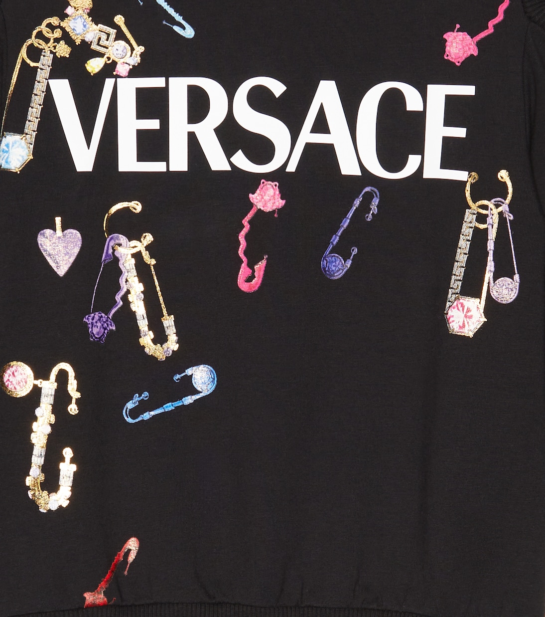 Sweatshirt aus Jersey mit Cut-out | Versace Kids