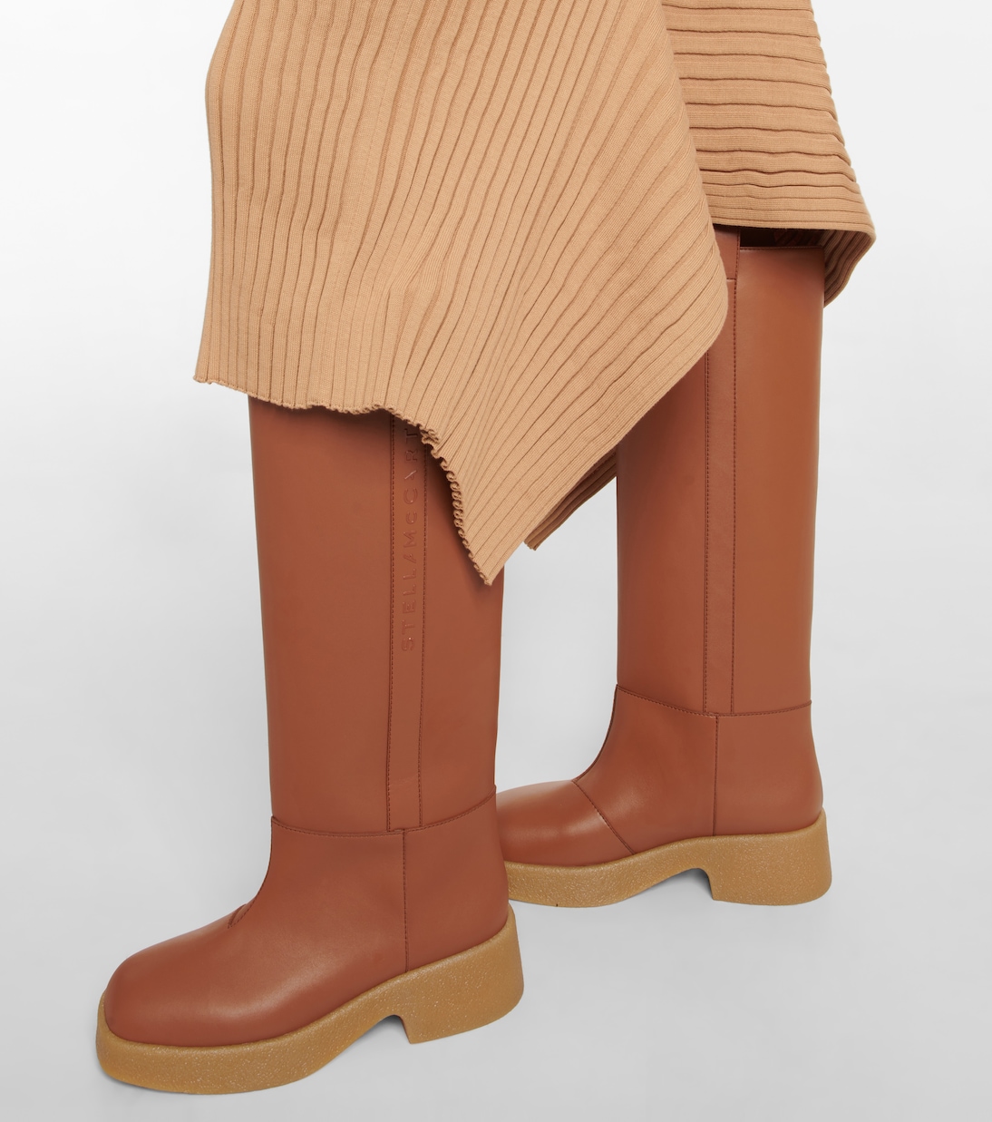 Faux leather knee-high boots | Stella McCartney