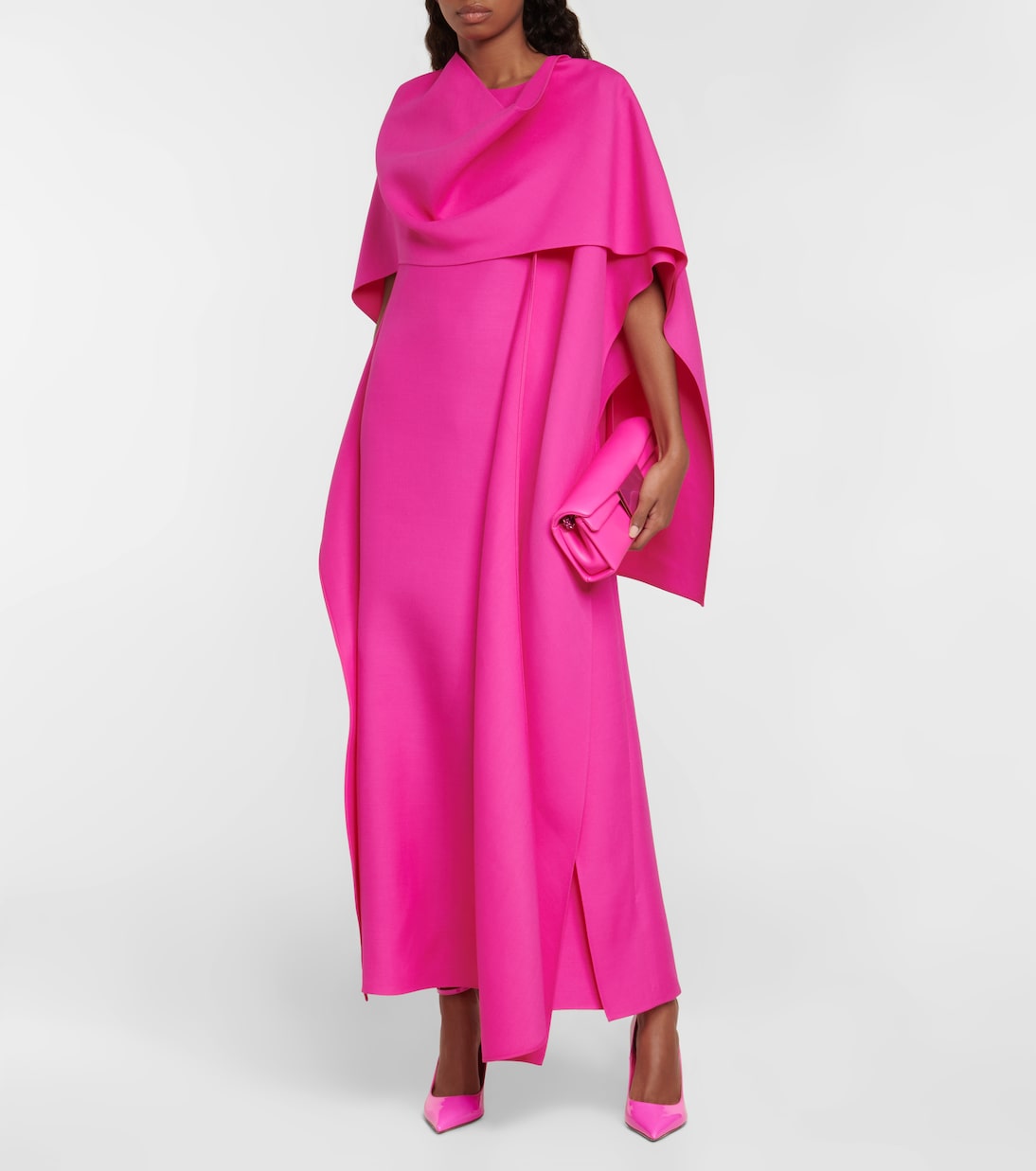 Wool and silk crêpe gown | Valentino