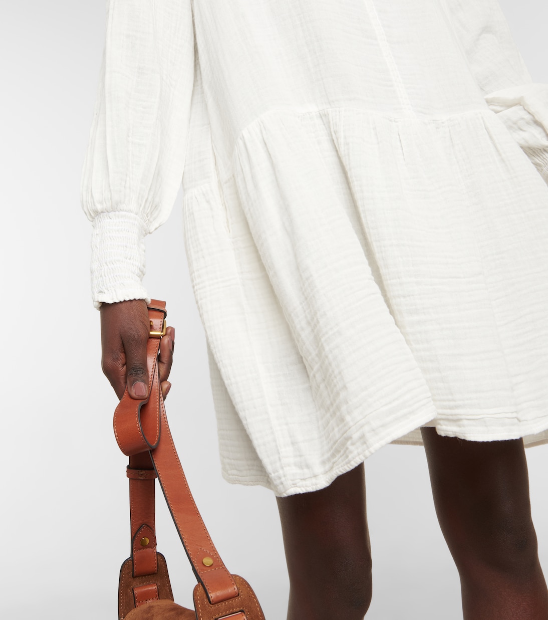 Kathy cotton gauze minidress | Velvet