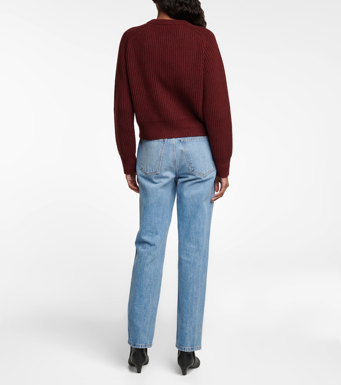 Michaela ribbed cashmere cardigan | Khaite