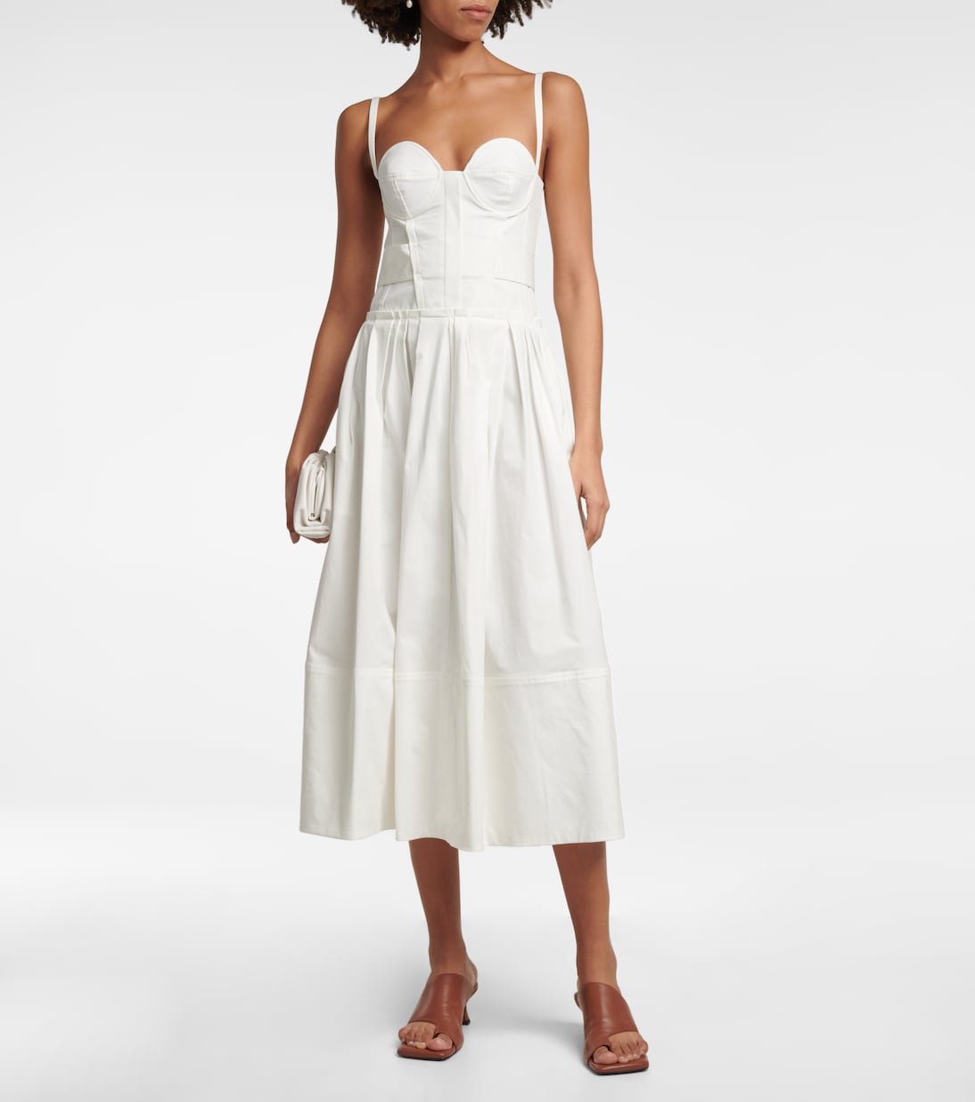 Abito midi in misto cotone | Proenza Schouler