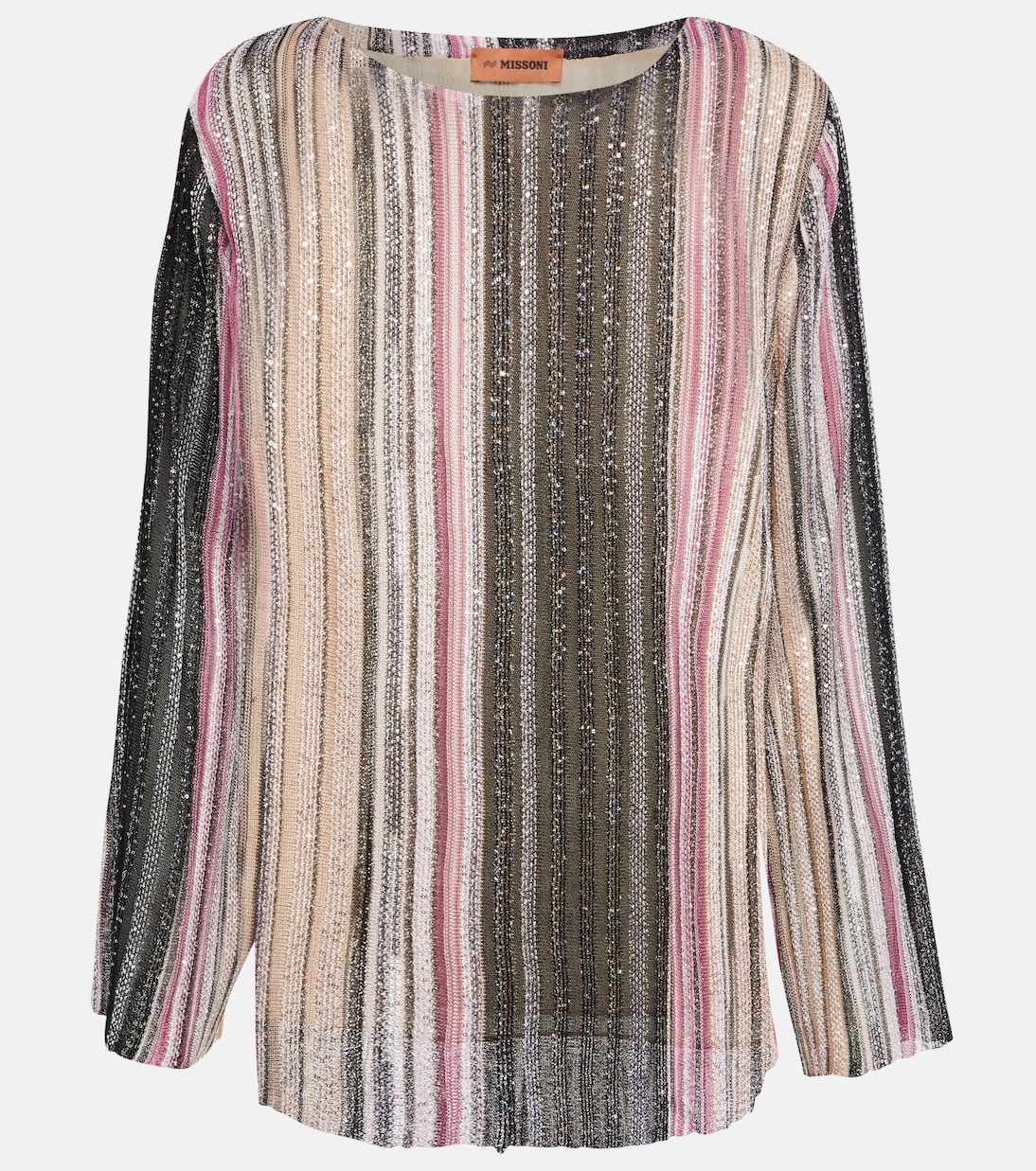Top de punto a rayas con lentejuelas | Missoni
