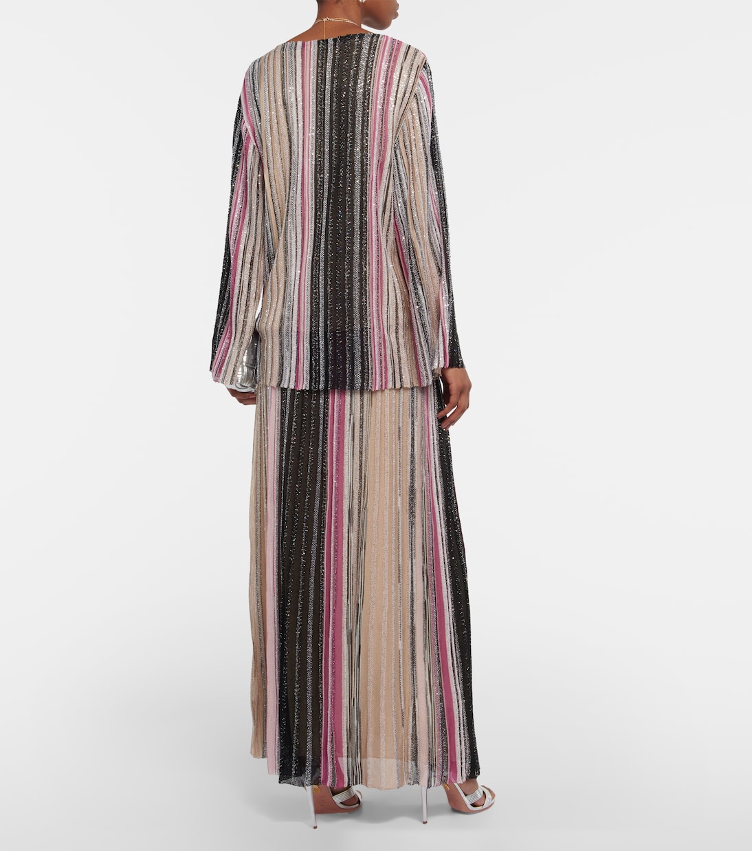 Top de punto a rayas con lentejuelas | Missoni
