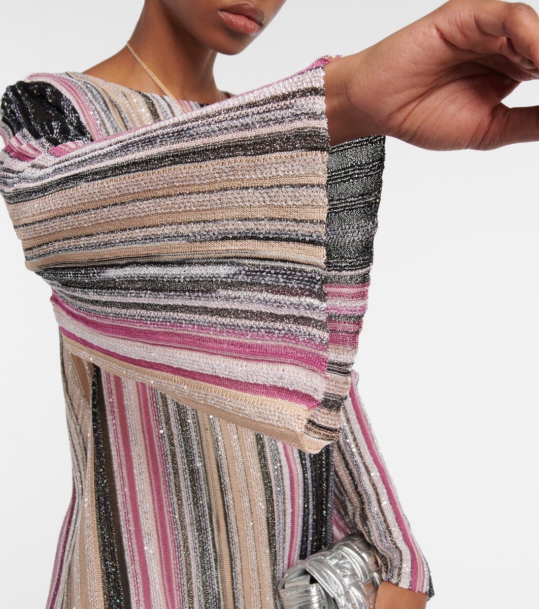 Top de punto a rayas con lentejuelas | Missoni