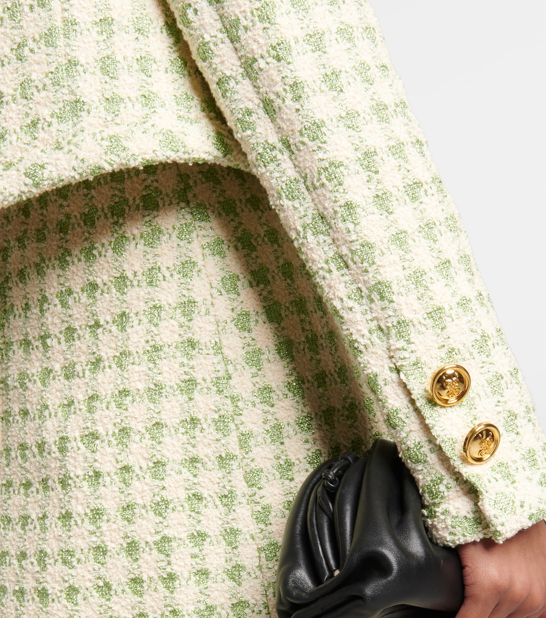 Giacca cropped in tweed a quadri | Giambattista Valli