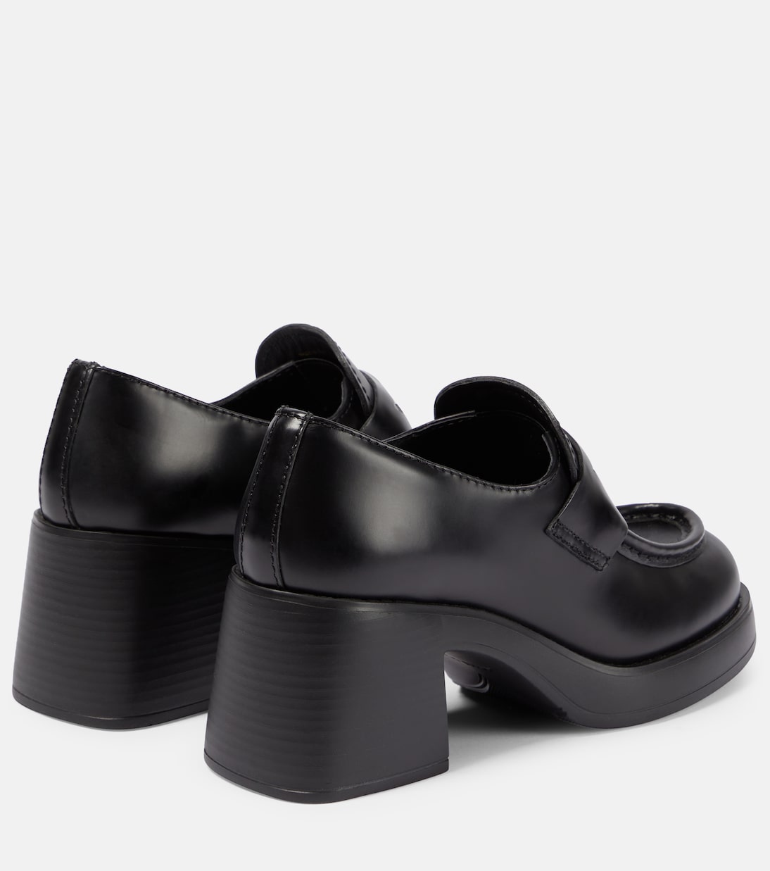 Pumps mocassino in pelle | Miu Miu