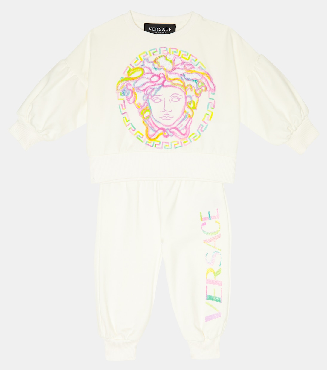 Baby Medusa sweatshirt and sweatpants set | Versace Kids
