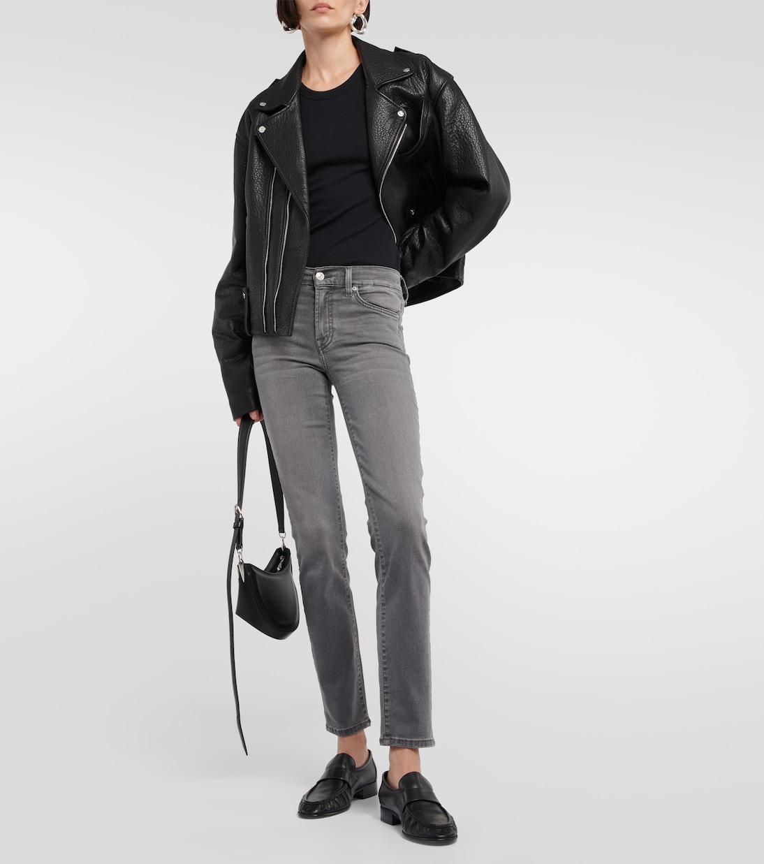 Roxanne Bair slim cropped jeans | 7 For All Mankind