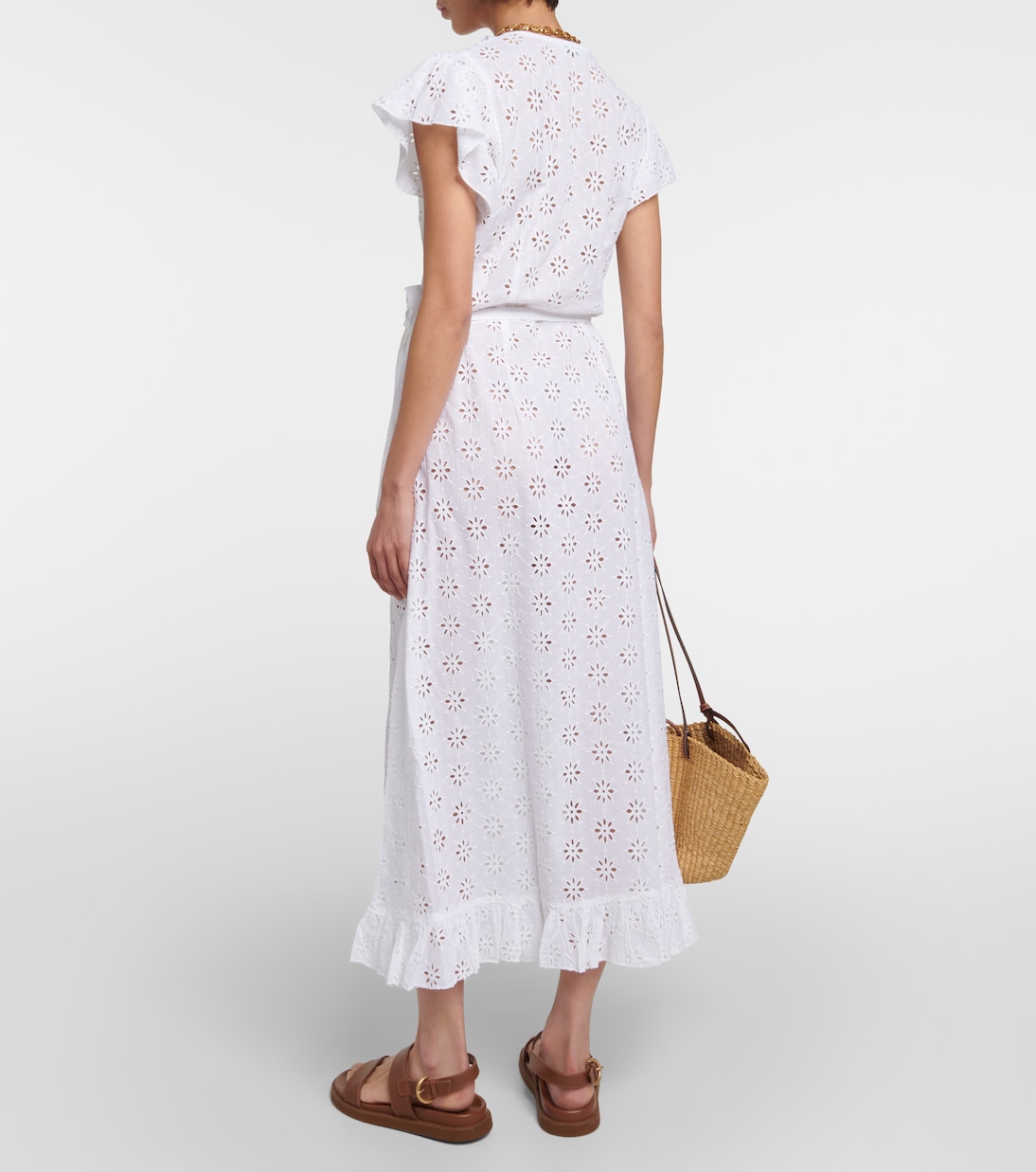 Robe longue Brianna en coton | Melissa Odabash