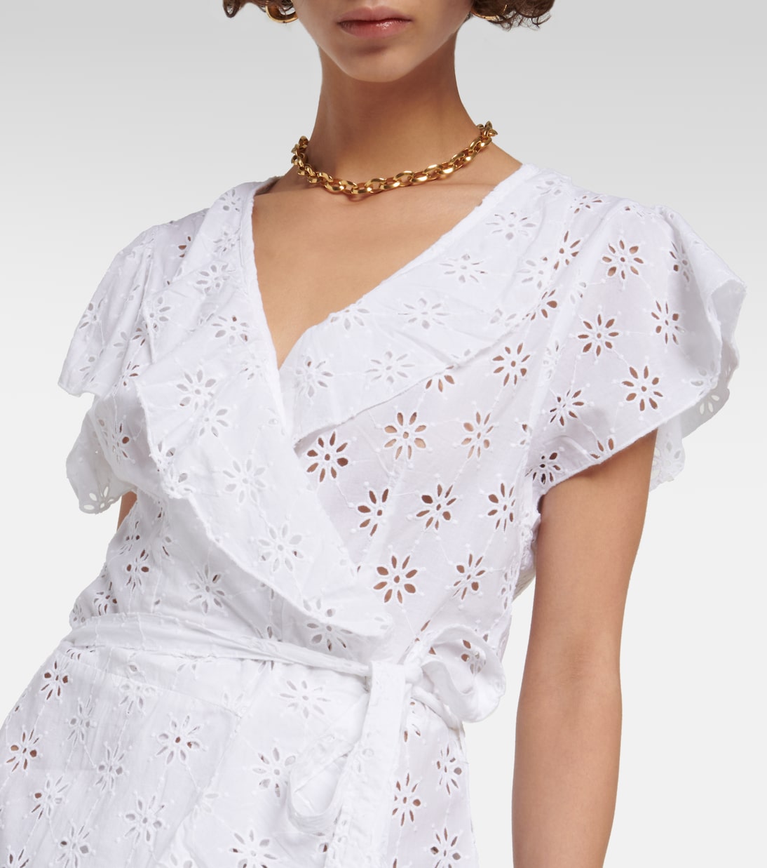 Robe longue Brianna en coton | Melissa Odabash