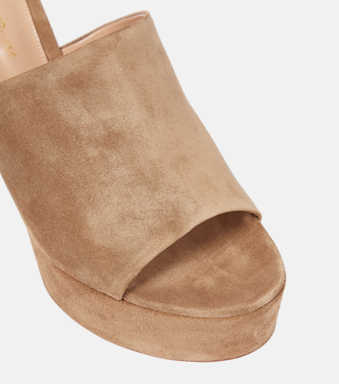 Holly suede platform mules | Gianvito Rossi