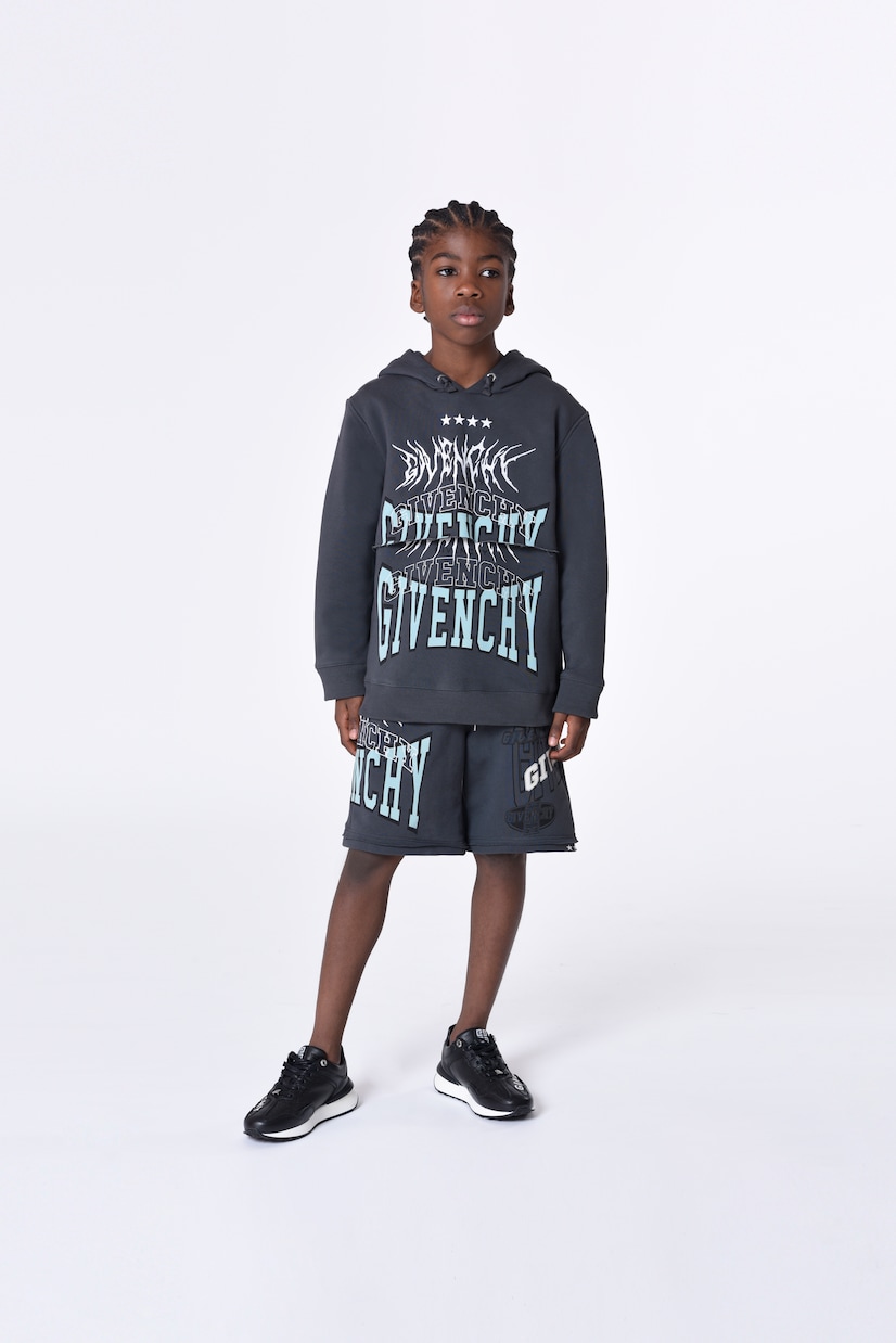 Sudadera en mezcla de algodón estampada | Givenchy Kids