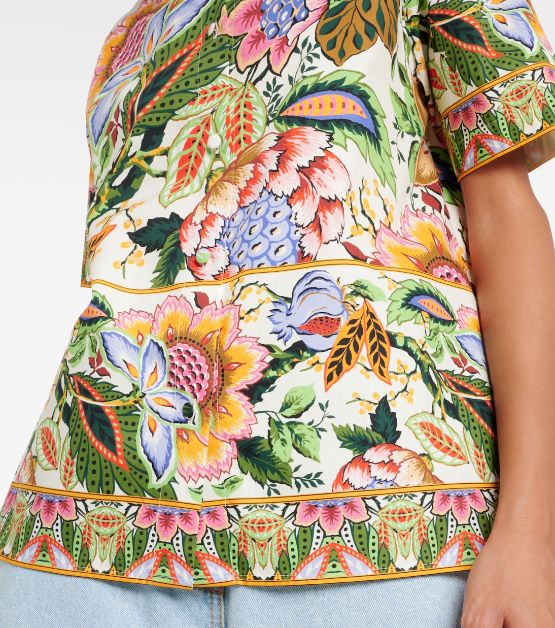Chemise en coton à fleurs | Etro