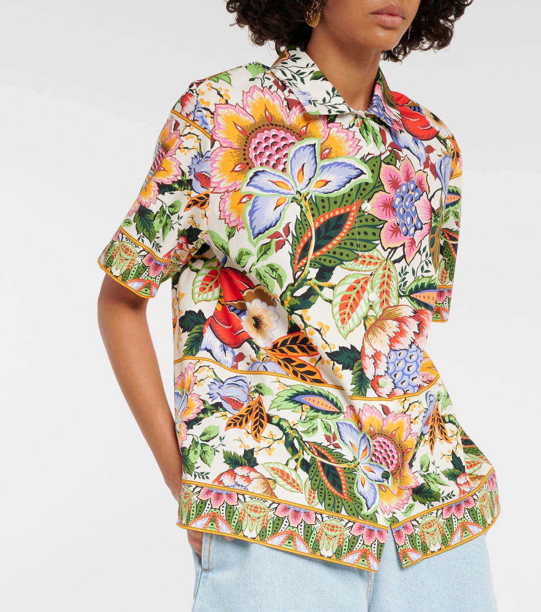 Chemise en coton à fleurs | Etro