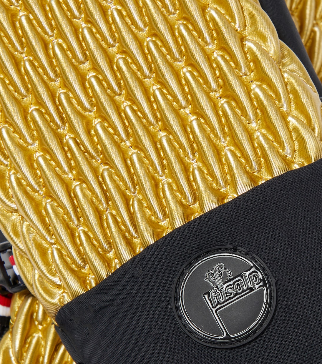 Muffole trapuntate con finiture in pelle | Fusalp
