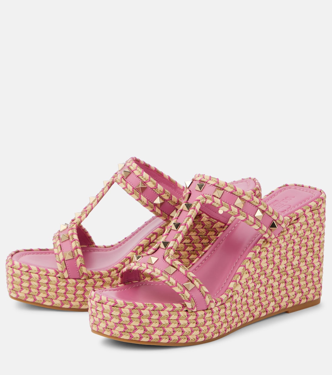 Sandalias con cuña Rockstud | Valentino Garavani
