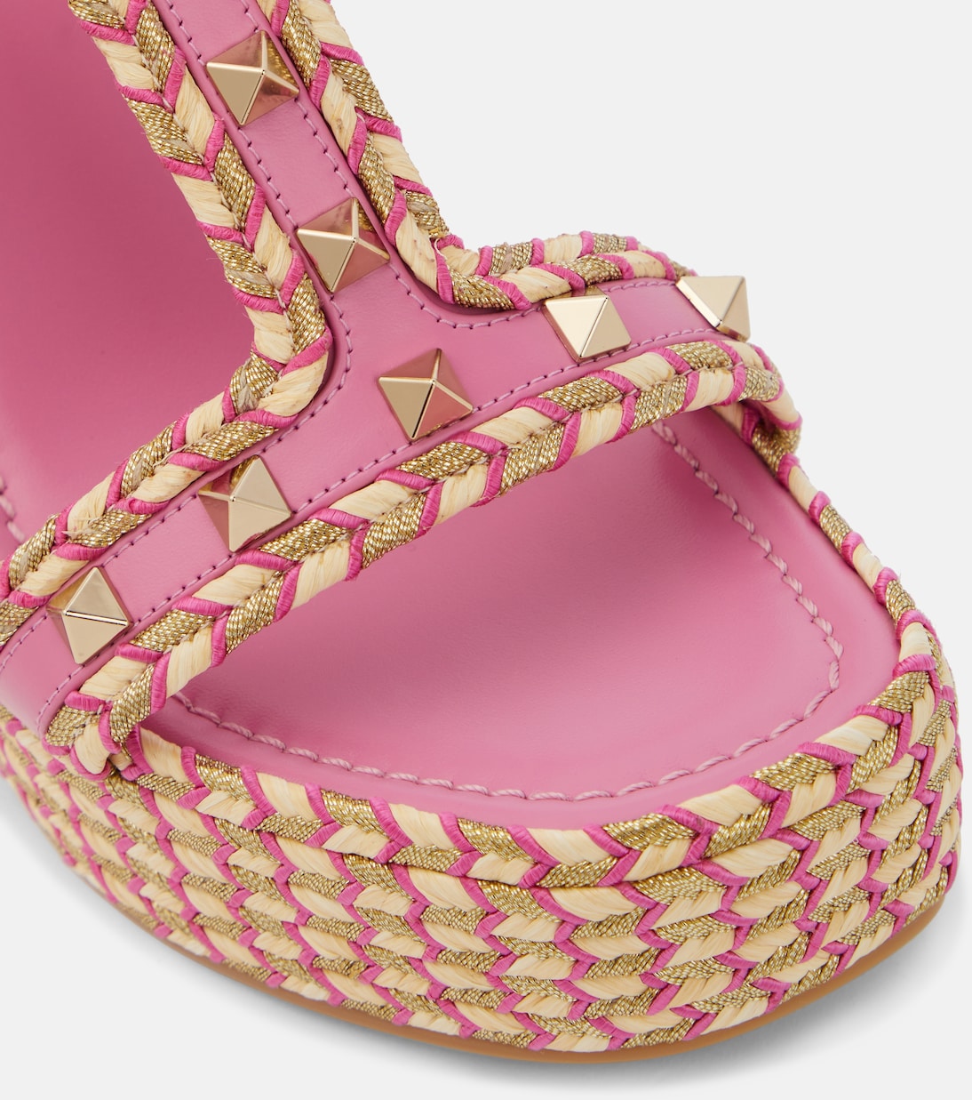 Sandalias con cuña Rockstud | Valentino Garavani