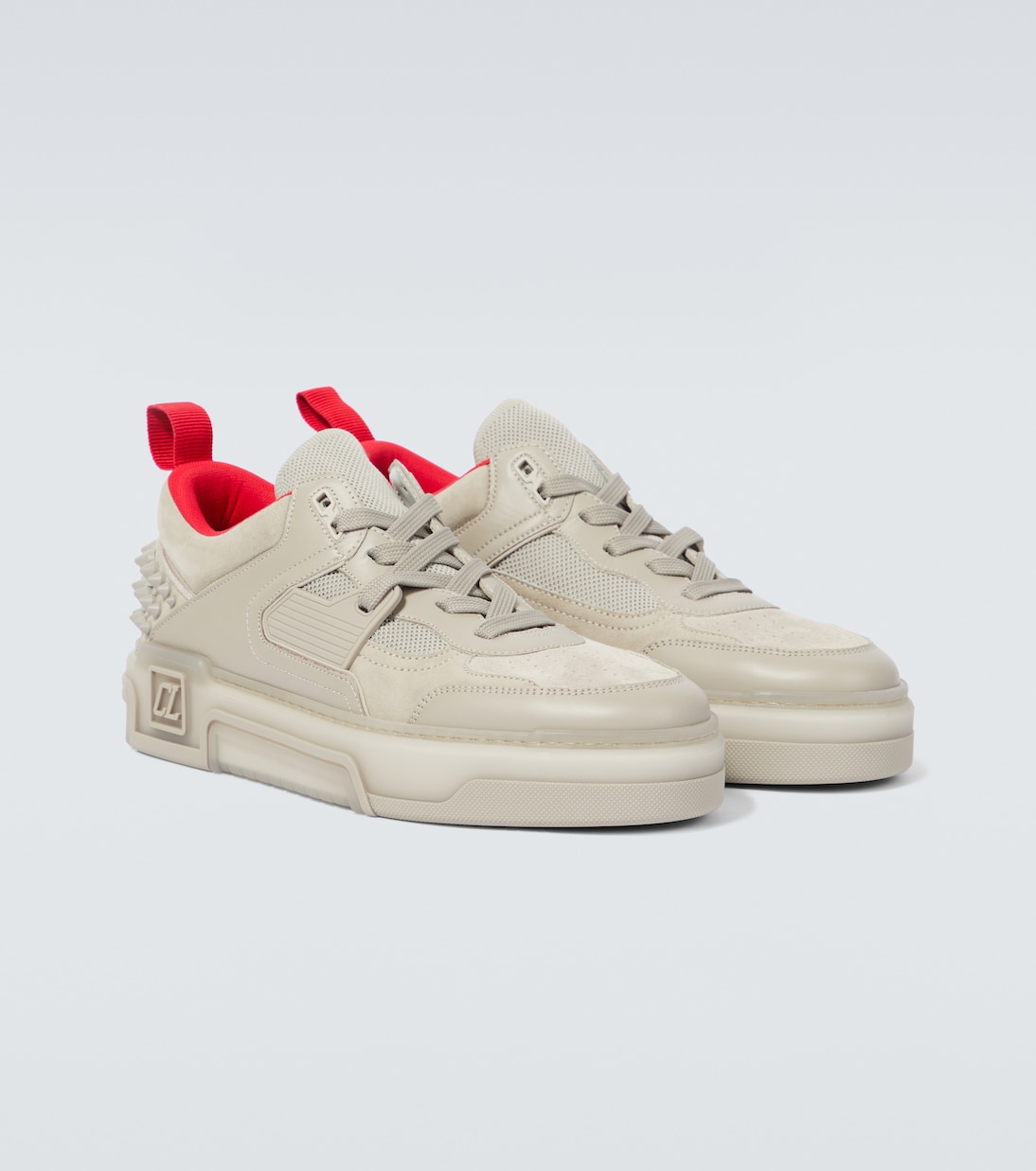 Astroloubi leather and suede sneakers | Christian Louboutin