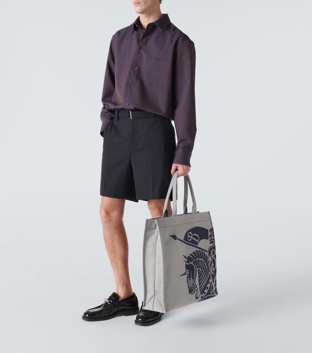 EKD Medium canvas tote bag | Burberry