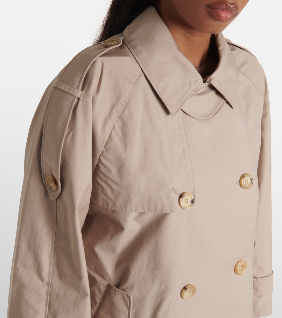 The Cube Trenchcoat Dtrench aus Twill | Max Mara