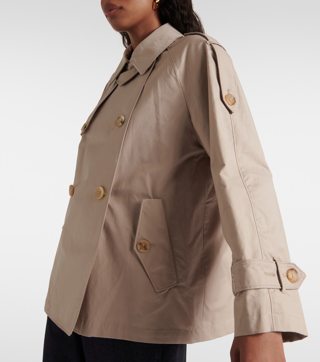 The Cube Trenchcoat Dtrench aus Twill | Max Mara