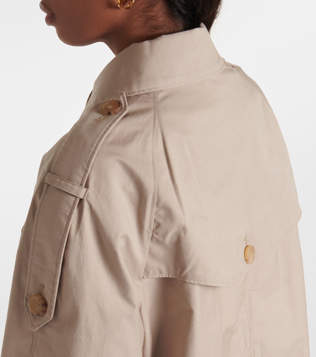 The Cube Trenchcoat Dtrench aus Twill | Max Mara
