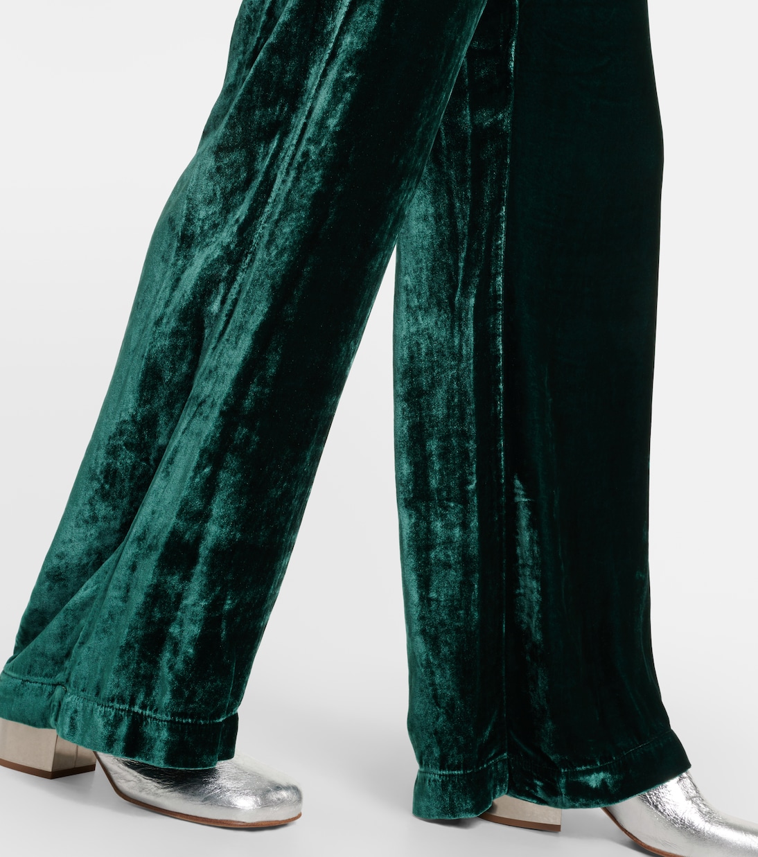 Pantaloni a gamba larga Frida in velluto | Velvet