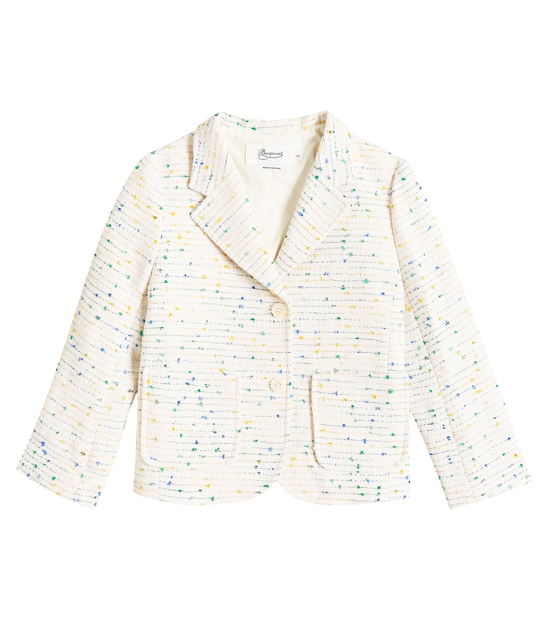 Tomas cotton-blend tweed jacket | Bonpoint