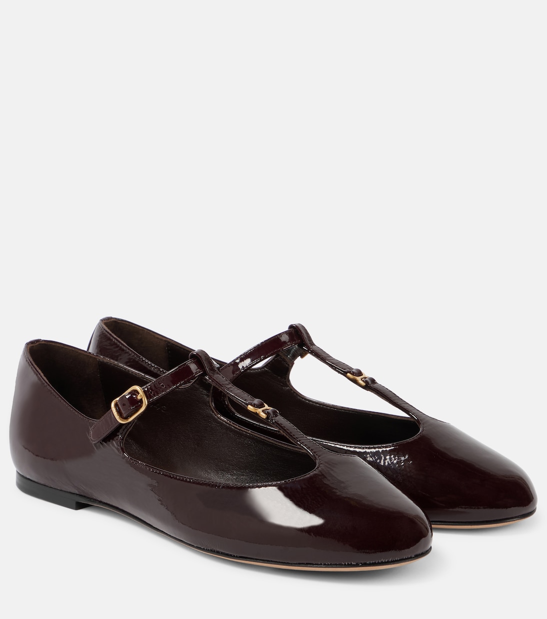Marcie patent leather ballet flats | Chloé