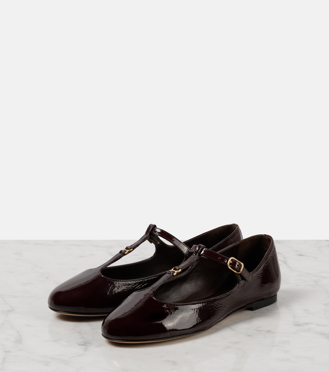 Marcie patent leather ballet flats | Chloé