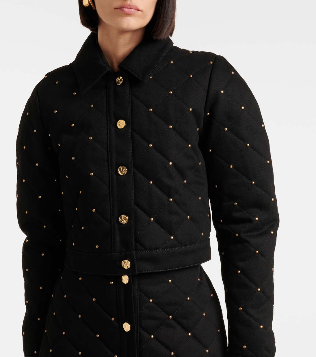 Verzierte Cropped-Jeansjacke | Nina Ricci