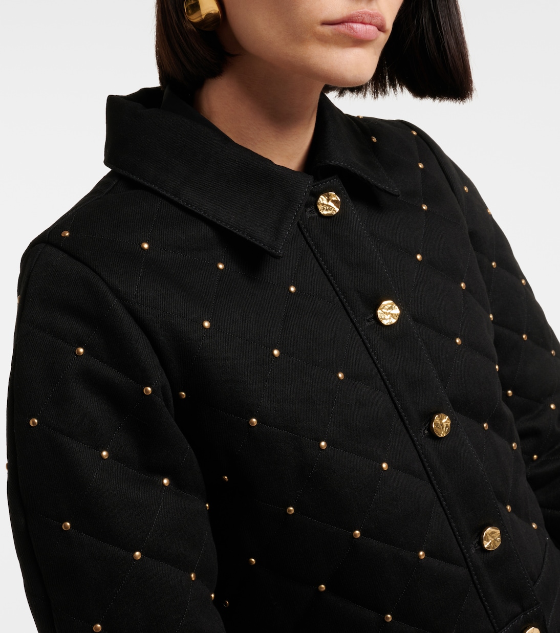 Verzierte Cropped-Jeansjacke | Nina Ricci