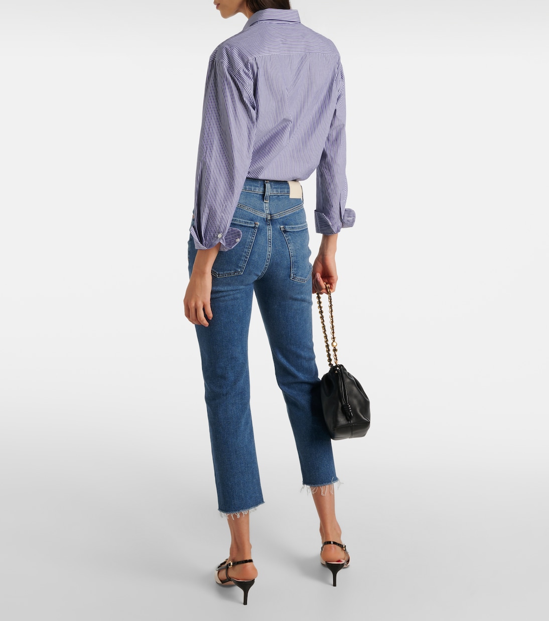 Jeans rectos Daphne cropped de tiro alto | Citizens of Humanity
