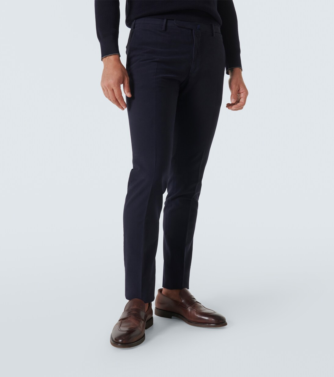 Pantalon slim en coton | Incotex