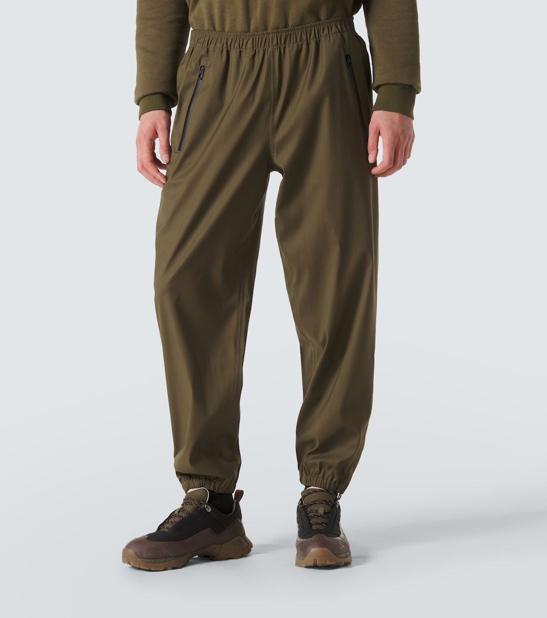 Wool-blend technical sweatpants | Loro Piana