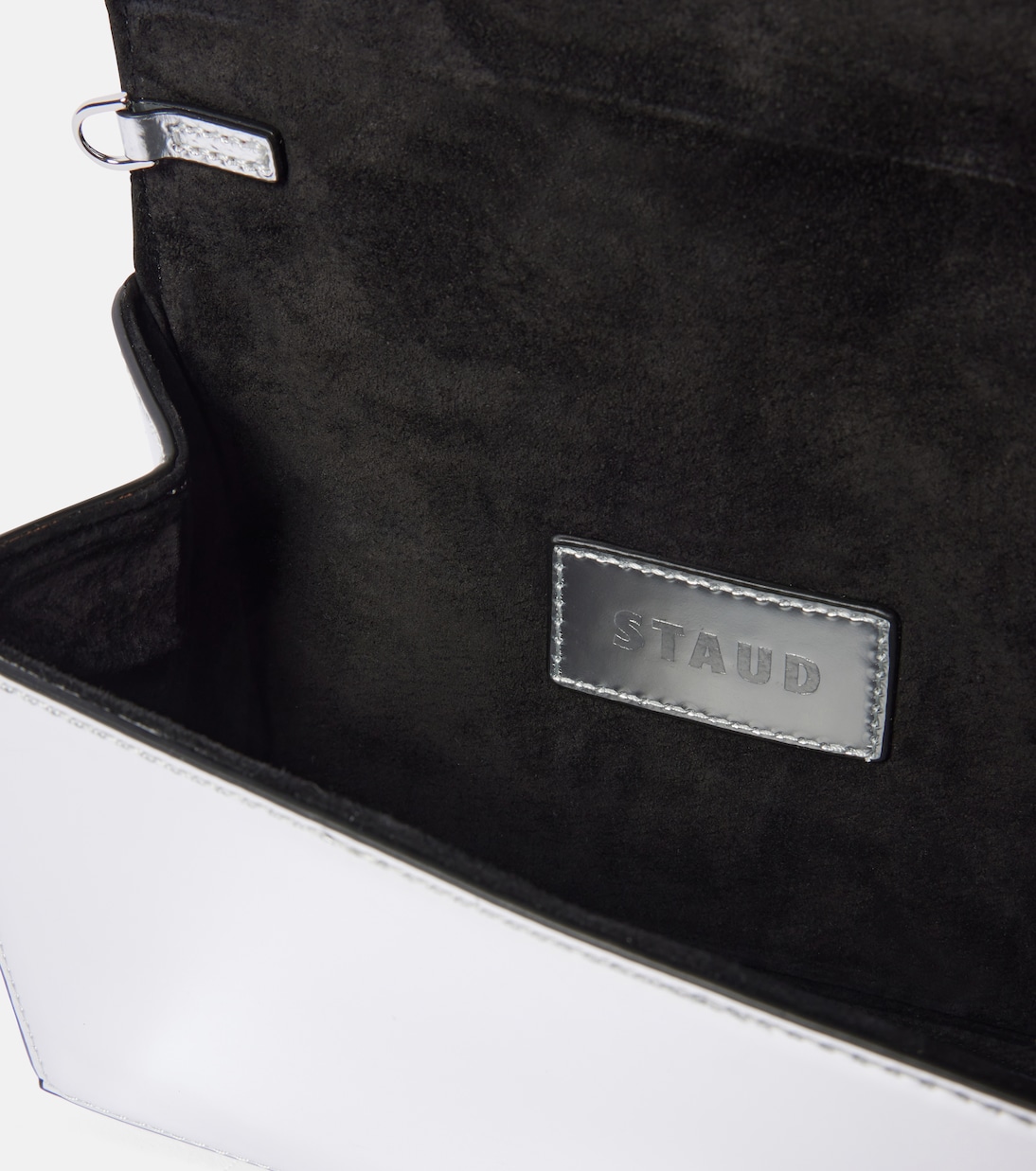 Borsa Arc Evening in pelle metallizzata | Staud