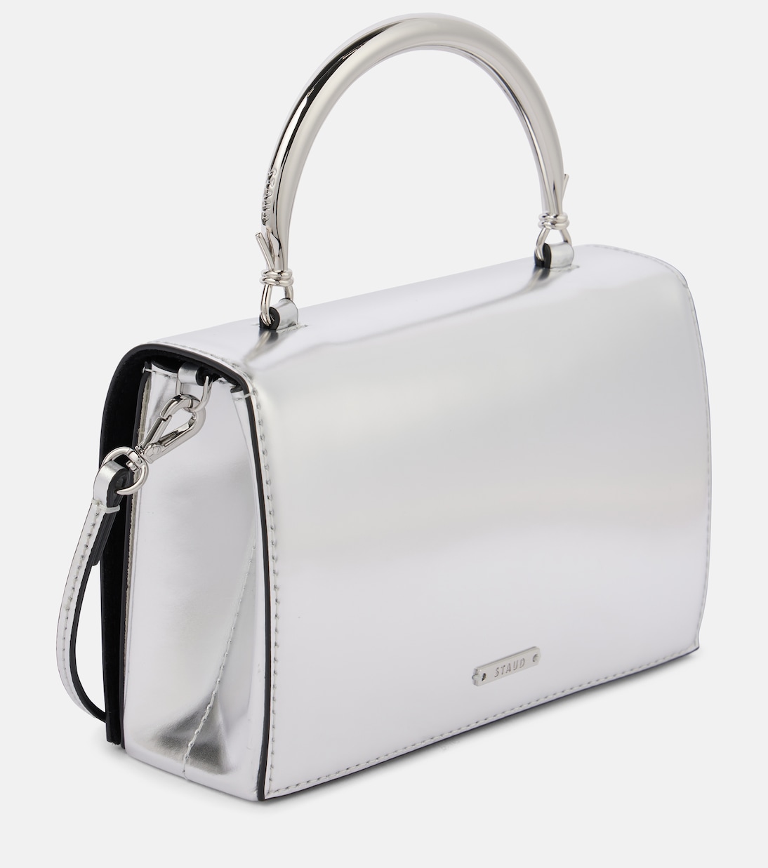 Borsa Arc Evening in pelle metallizzata | Staud