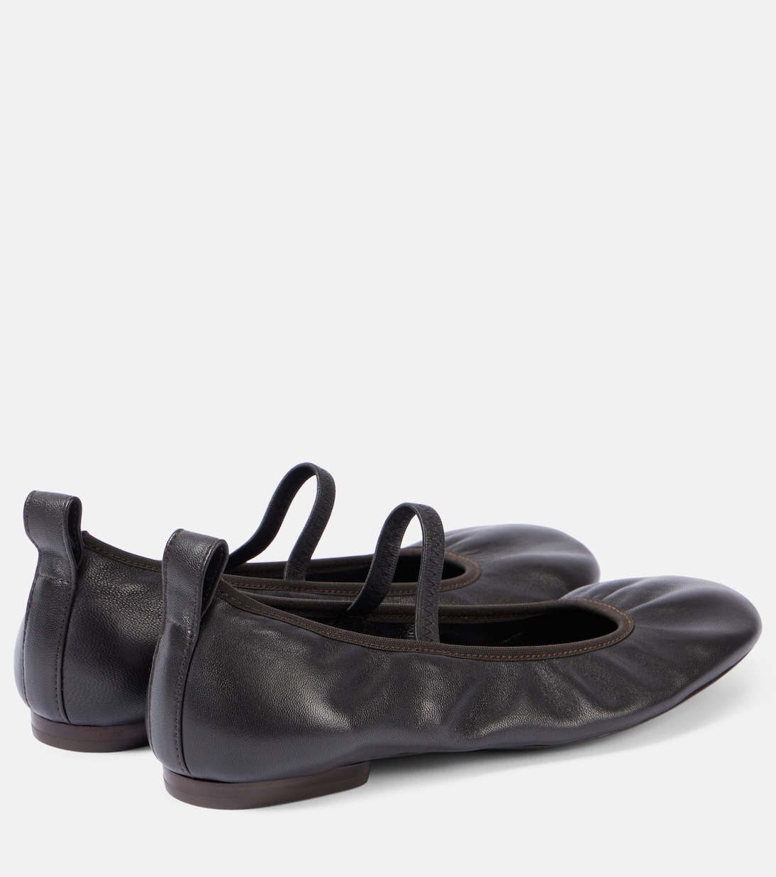 Mary-Jane-Ballerinas Square Flat aus Leder | Lemaire