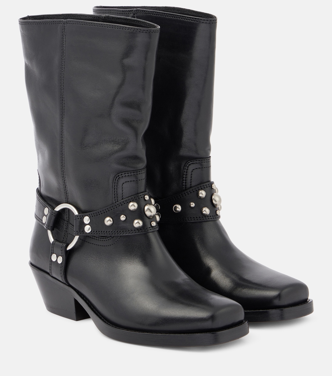 Bottines santiags Antya en cuir | Isabel Marant
