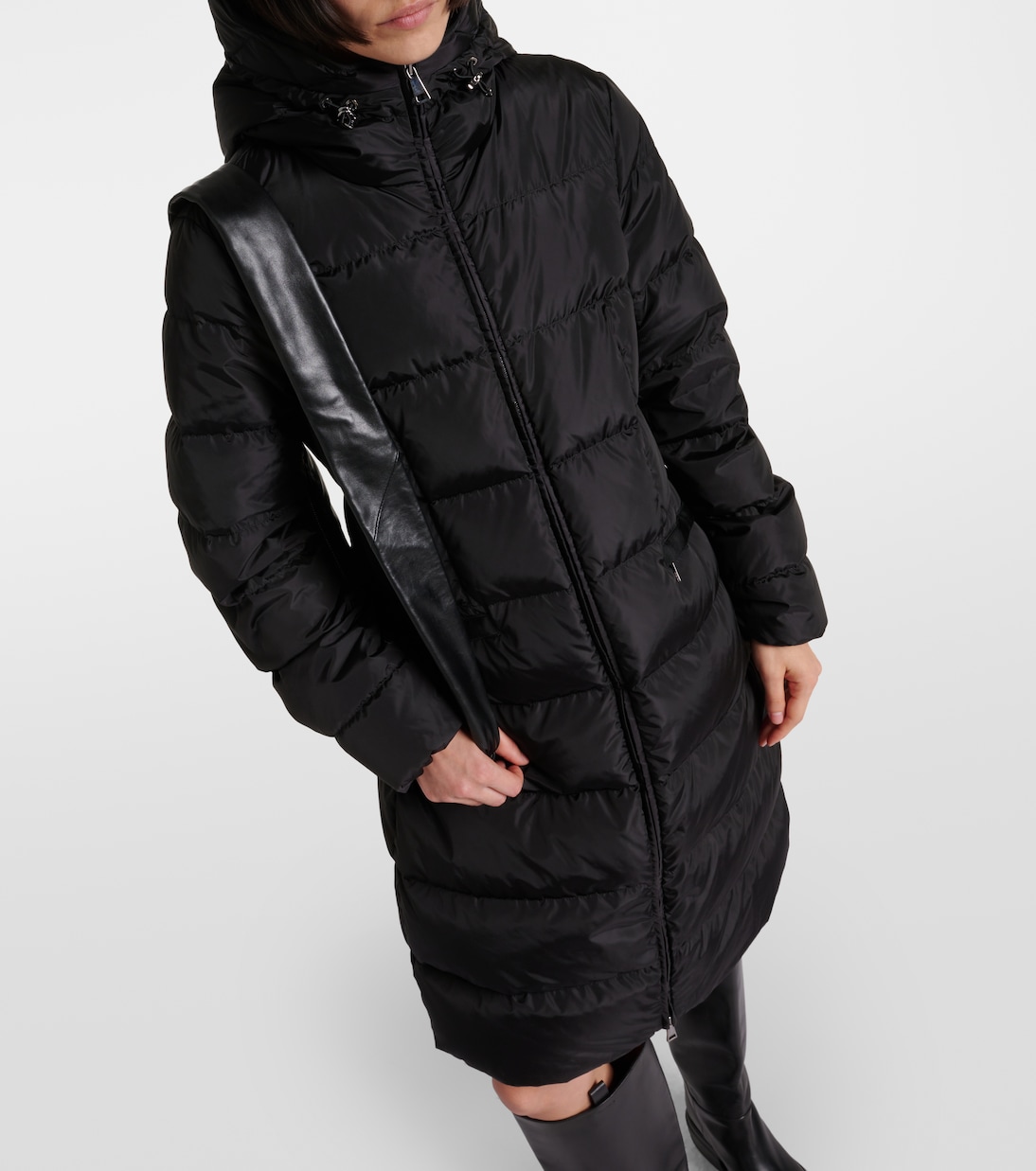 Abrigo de Plumas Moncler Avocette para Jóvenes Modernos
