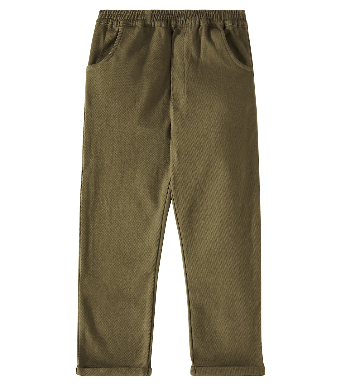 Olb cotton-blend straight pants | Donsje