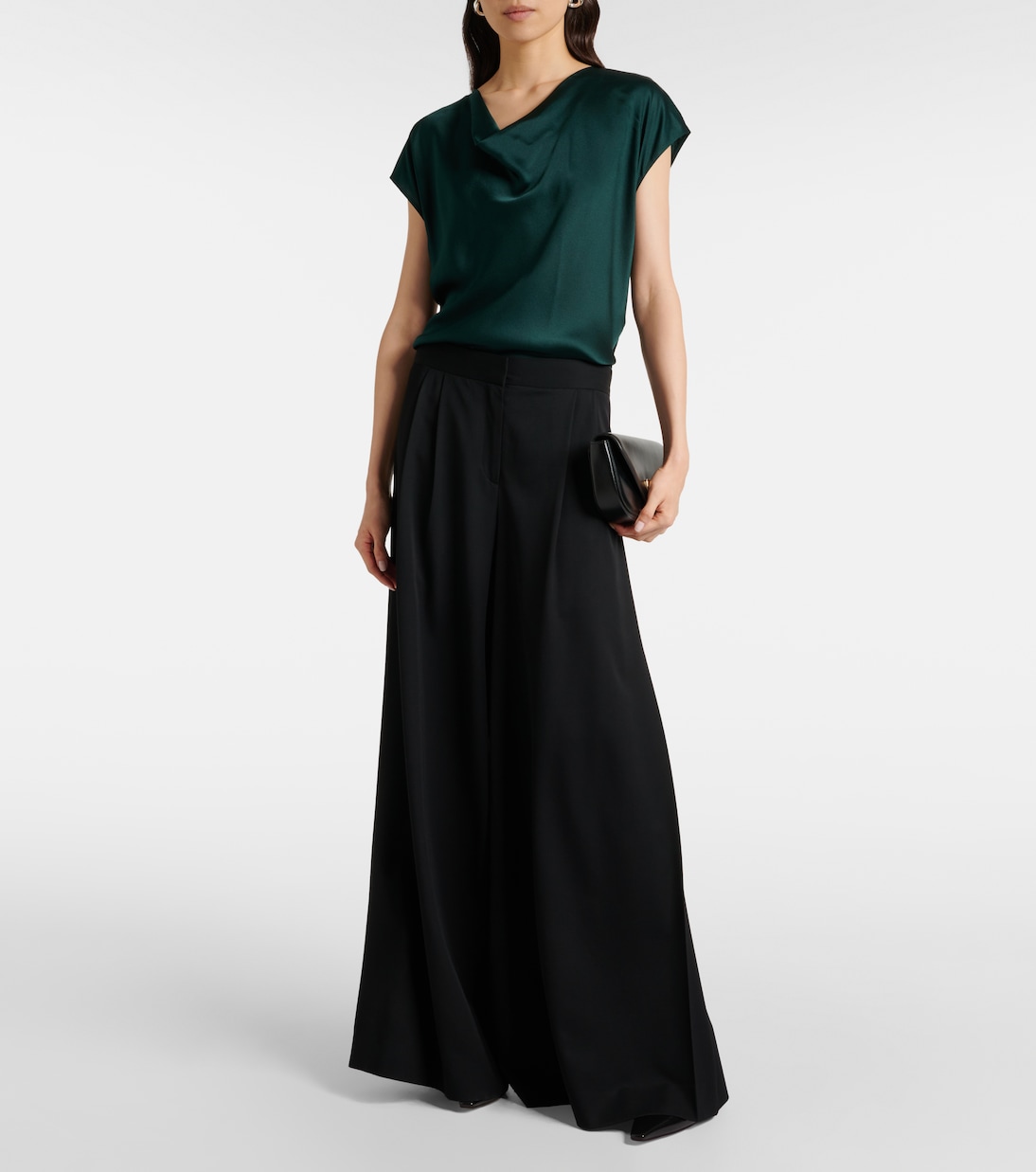 Bluse aus Seidensatin | Vince