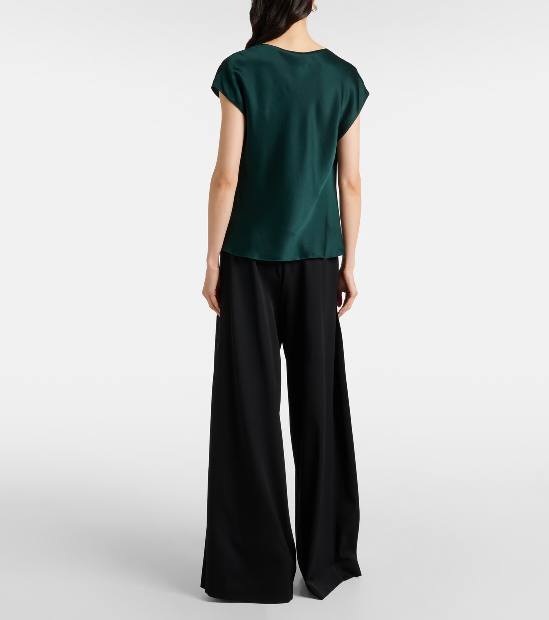 Bluse aus Seidensatin | Vince