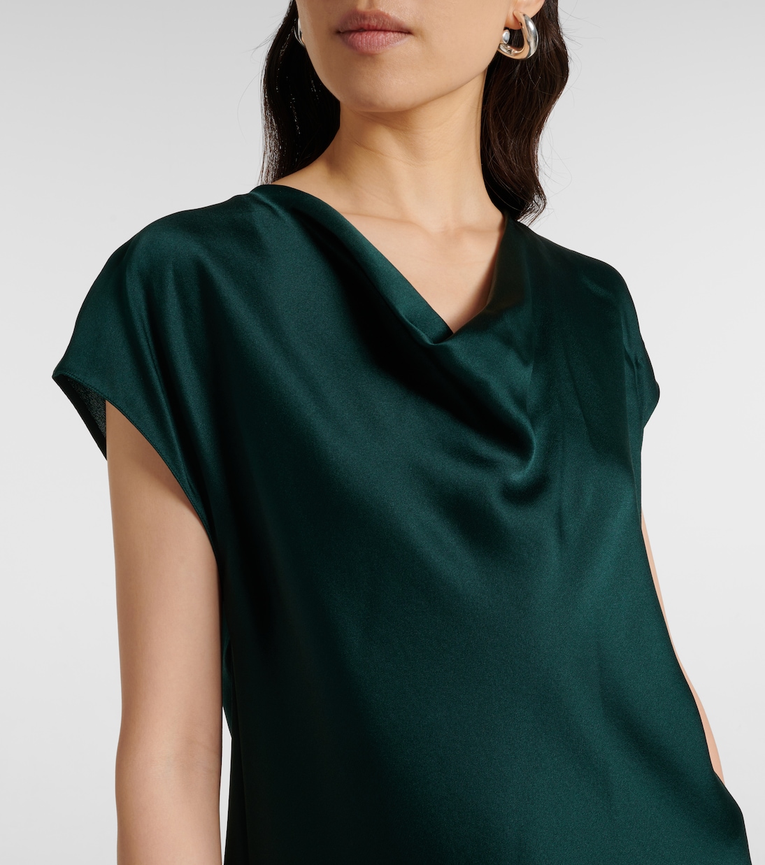 Bluse aus Seidensatin | Vince