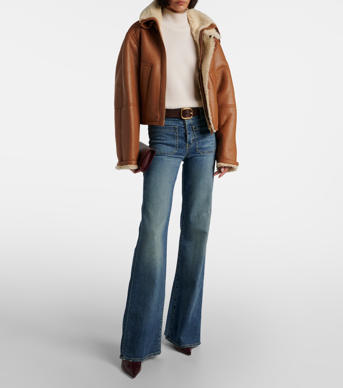 Giacca in shearling | Victoria Beckham